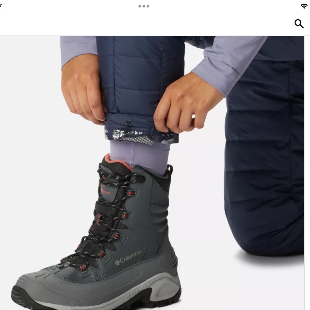 Columbia Women's Navy Insulated Pants - Picture 8 of 12